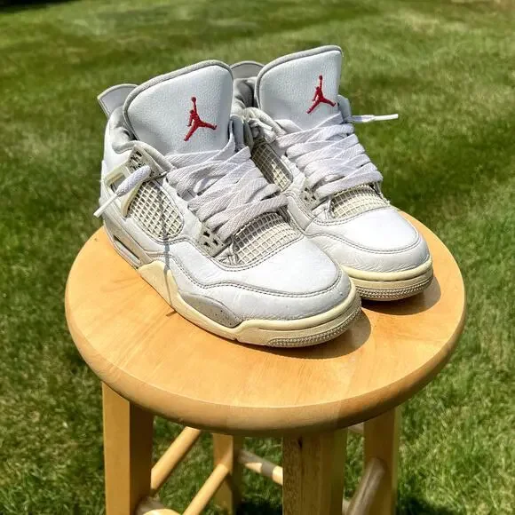 Nike Air Jordan 4 Retro GS White Oreo Men\'s Shoes - Size 5 - Ships Now Jordan 4 Retro White Oreo (2021) (GS) - DJ4699-100 - US main image 2